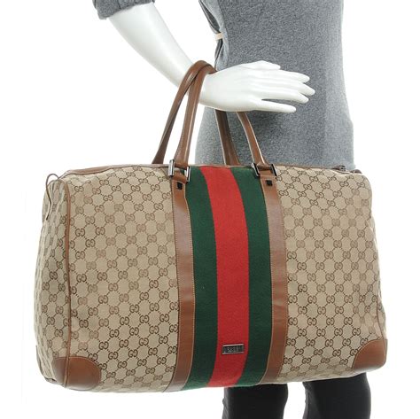 how bug is the gucci duffle bag